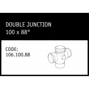 Marley Solvent Joint Double Junction 100 x 88° - 106.100.88